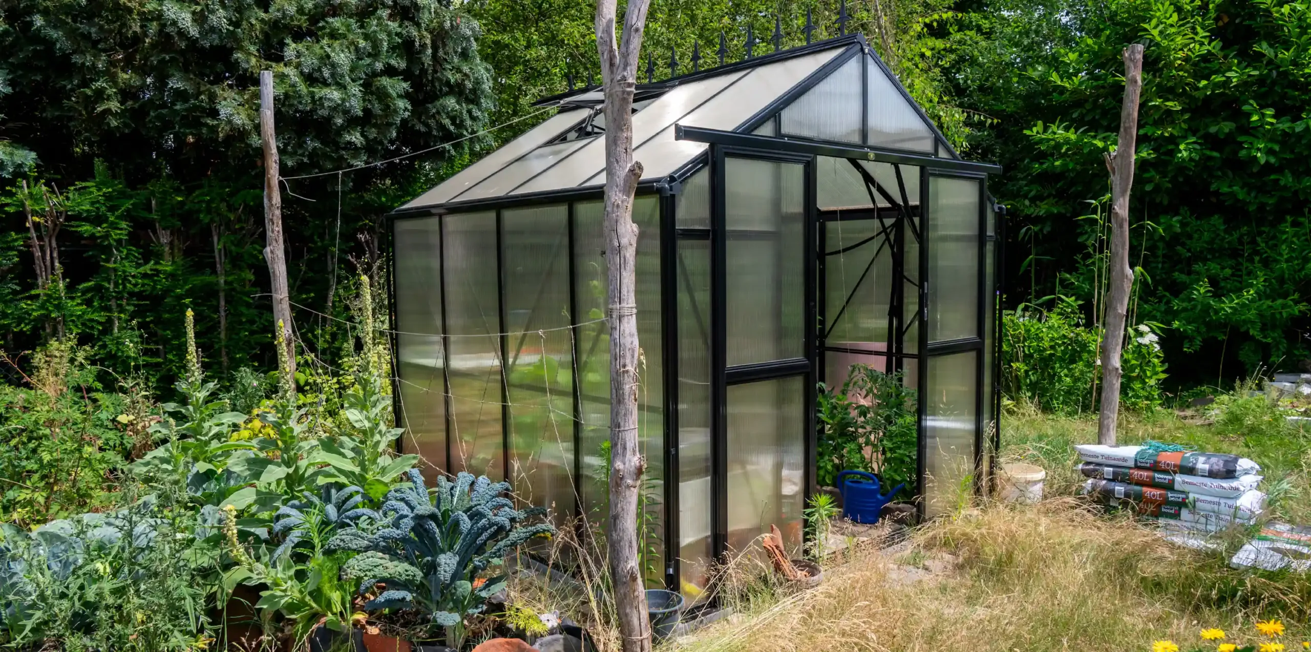 Gardenmeister, glass, polycarbonate, aluminium, four seasons, greenhouse
