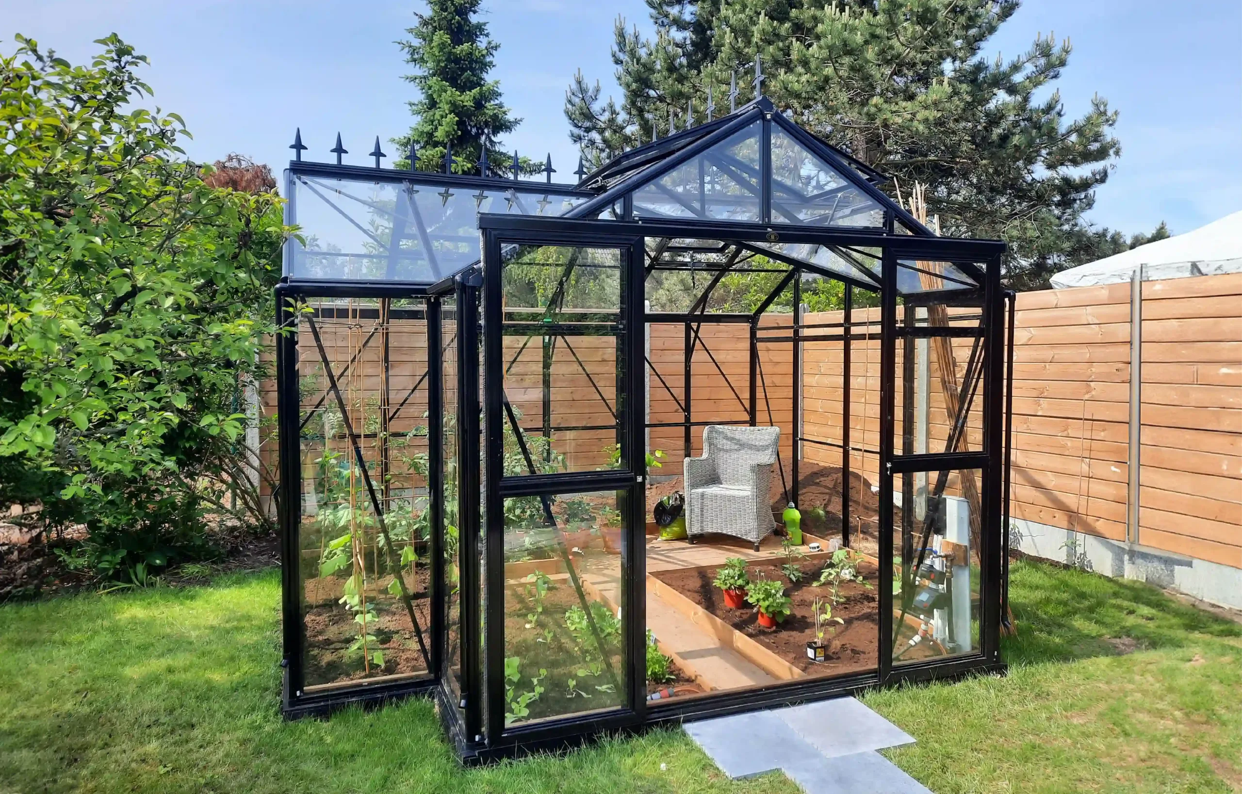 Gardenmeister, orangery, polycarbonate, glass, aluminium, orangerie