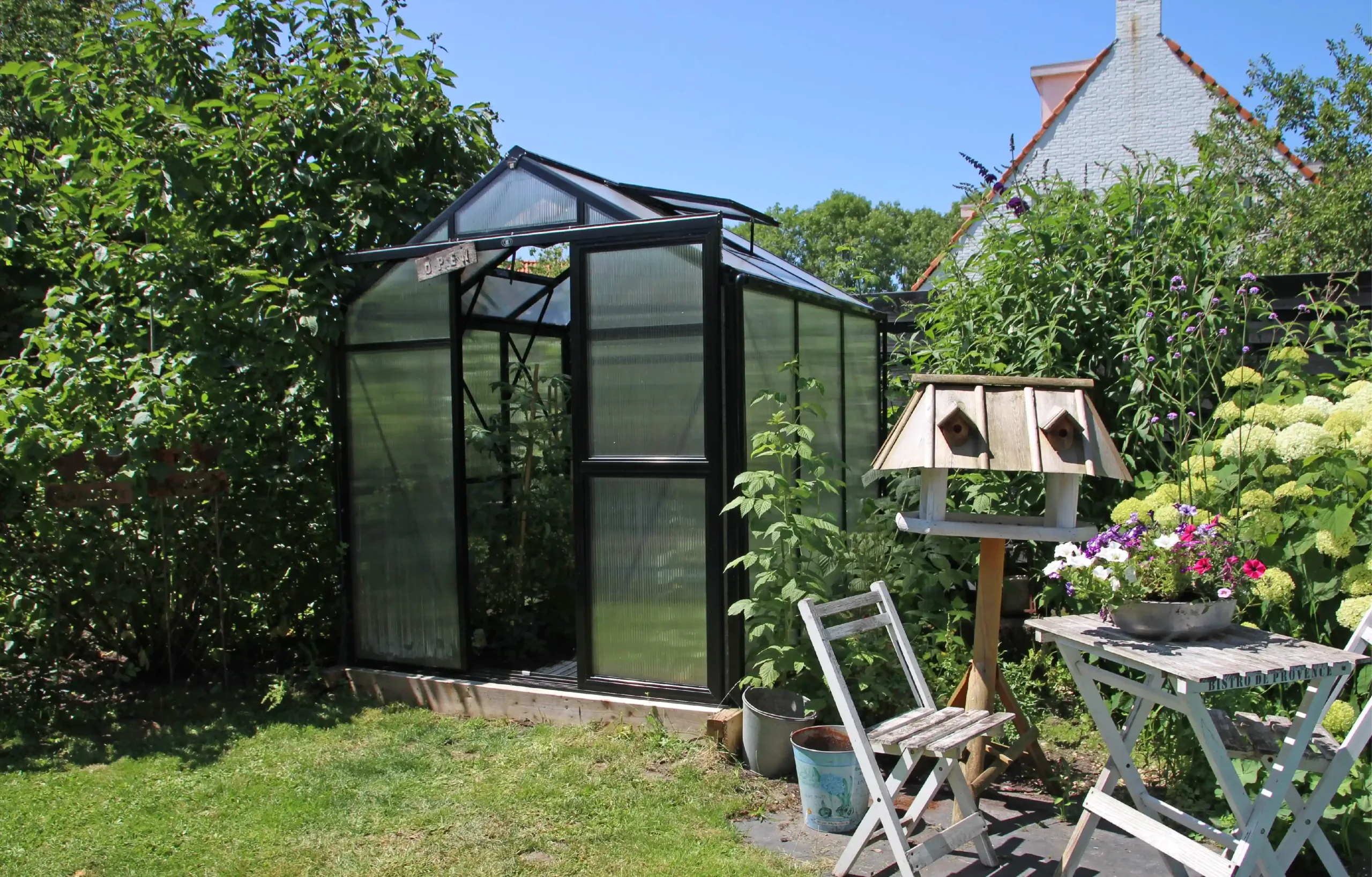 Gardenmeister, greenhouse, polycarbonate, aluminium, prestige