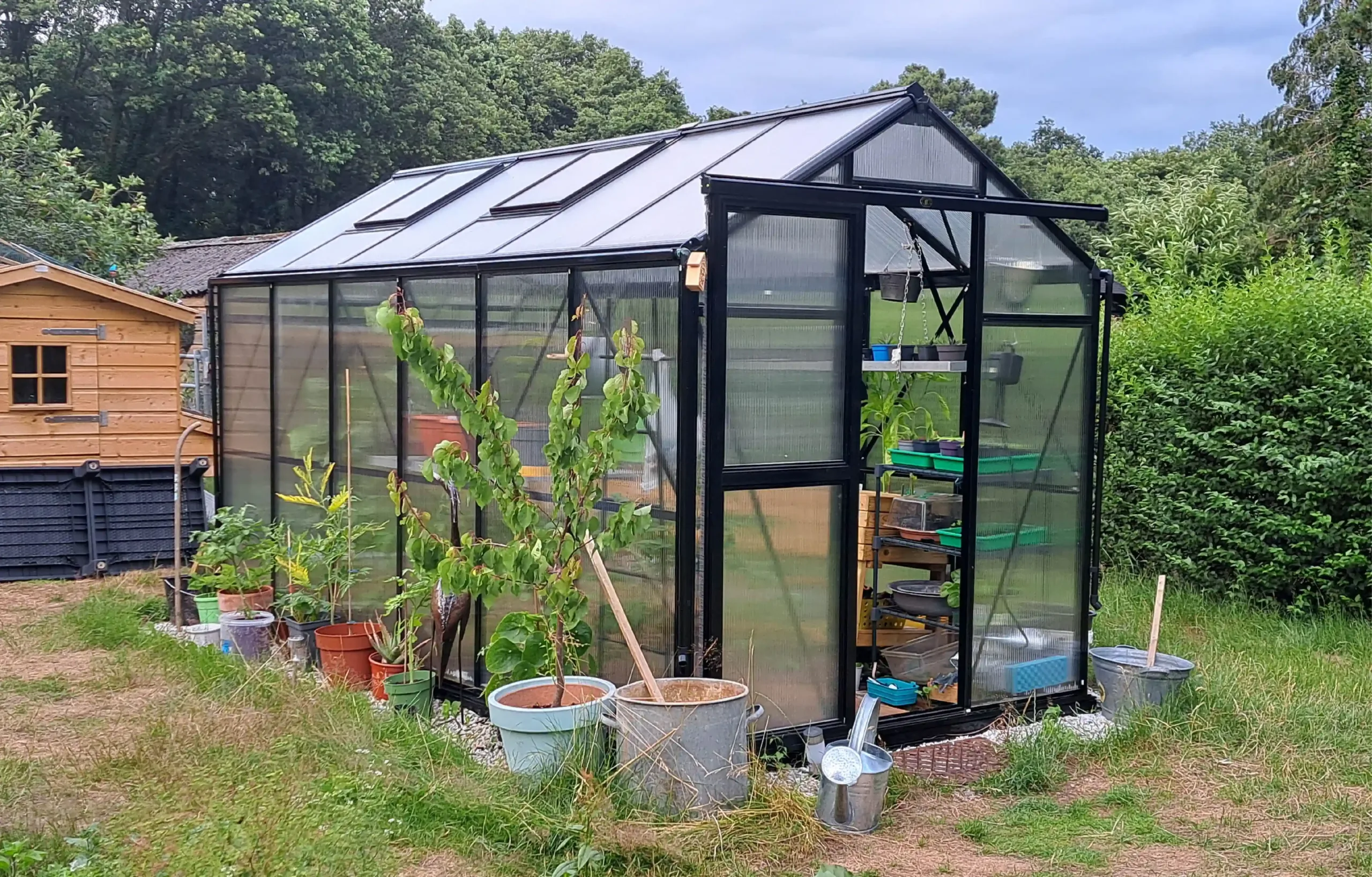 Gardenmeister, greenhouse, polycarbonate, aluminium, prestige